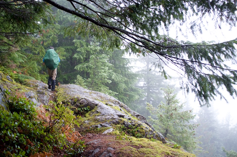 part way climbing tinhat mountain