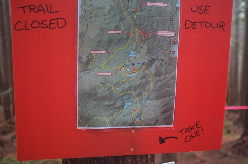 Sunshine Coast Trail Detour