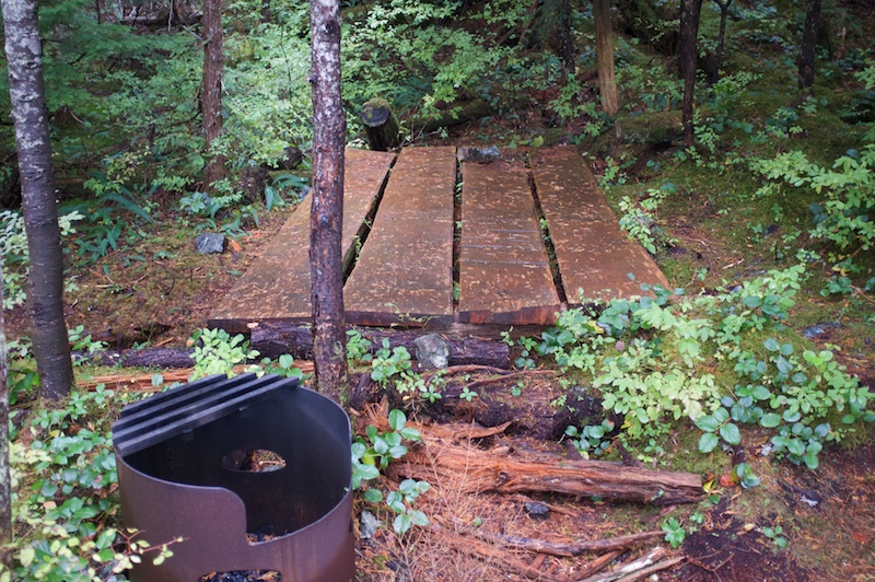 Coyote Lake tenting pad